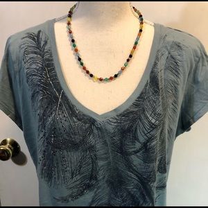 Ny & Co Fancy tee top size Xl